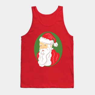 Christmas Santa Claus Cameo Tank Top